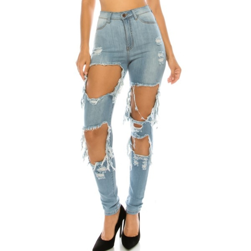 Jeans/ Distressed-Destruction